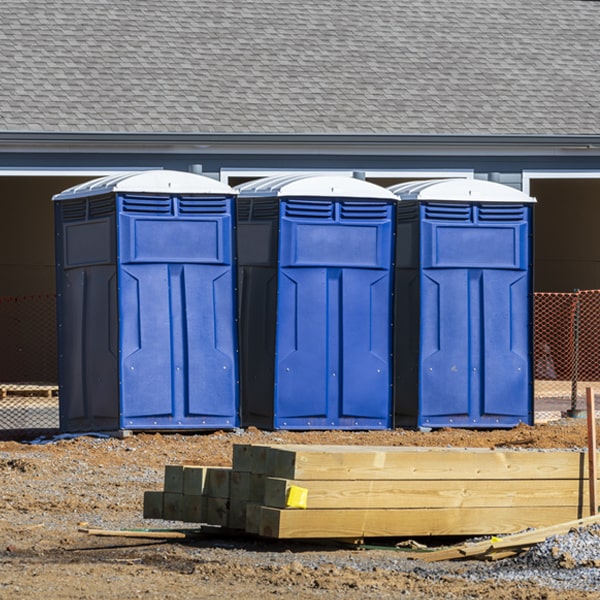 what is the expected delivery and pickup timeframe for the porta potties in Big River